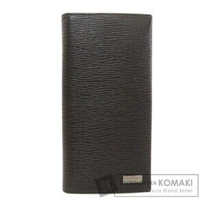 Salvatore Ferragamo Logo Plate Long Wallet Leather